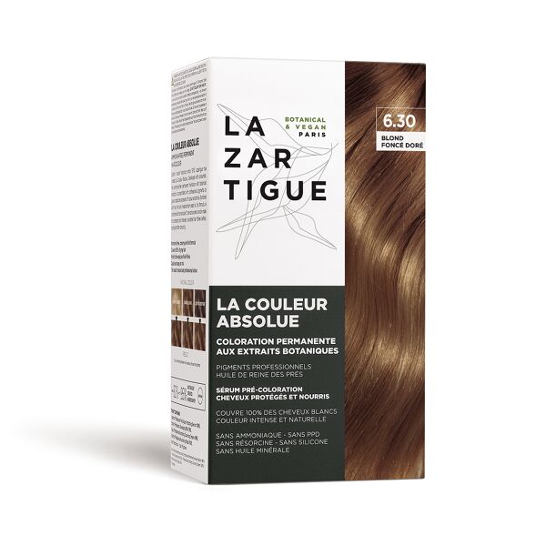 lazartigue la couleur absolue tinta capelli 6.30 colore biondo scuro dorato