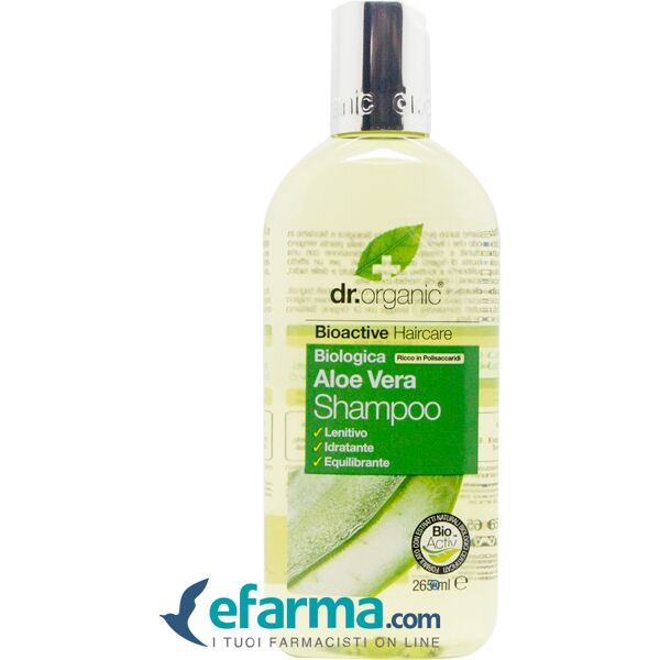 dr. organic aloe vera shampoo nutritivo 265 g