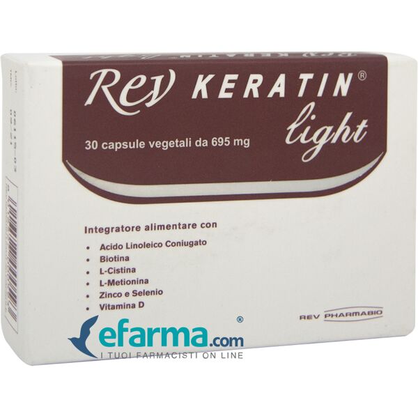 rev keratin light integratore benessere unghie e capelli 30 capsule