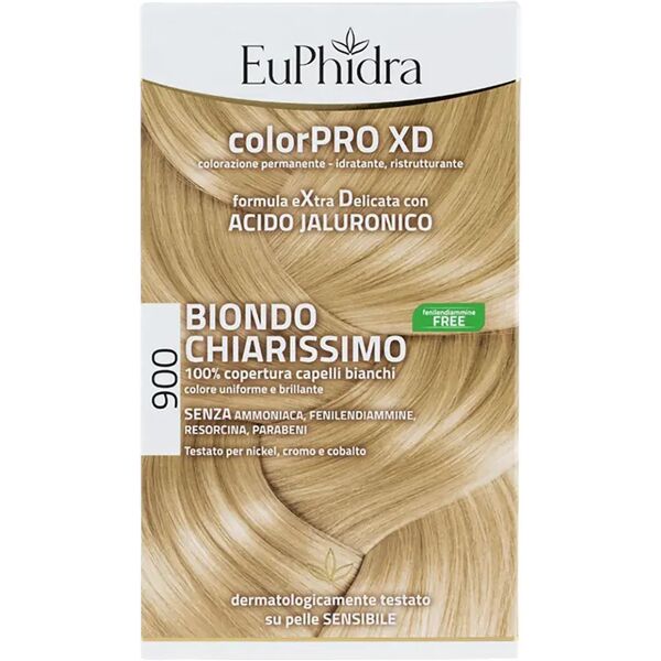 euphidra colorpro xd 900 biondo chiarissimo tintura extra delicata