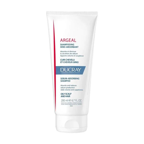 ducray argeal shampoo trattante seboassorbente capelli grassi 200 ml