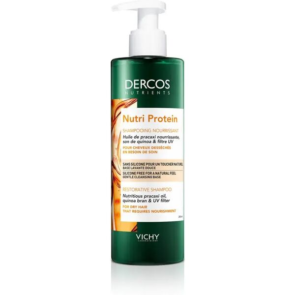 vichy dercos nutrients nutri protein shampoo ristrutturante capelli secchi 250 ml