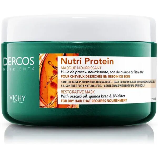 vichy dercos nutrients nutri protein maschera ristrutturante capelli secchi 250 ml