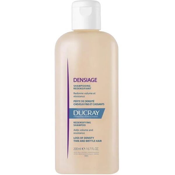 ducray densiage shampoo ridensificante trattamento volume e densità 200 ml