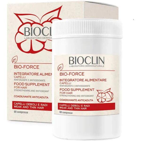 bioclin bio-force integratore rinforzante capelli indeboliti 60 compresse