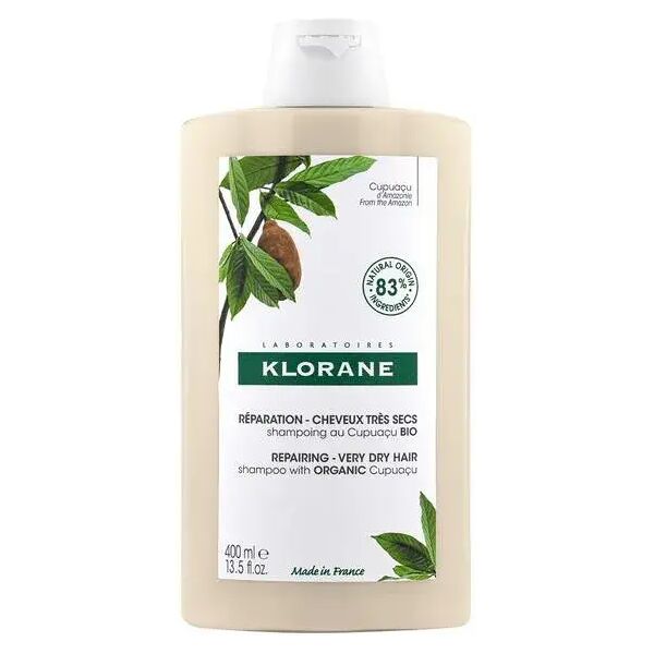 klorane shampoo al cupuaçu bio ristrutturante capelli molto secchi 400 ml