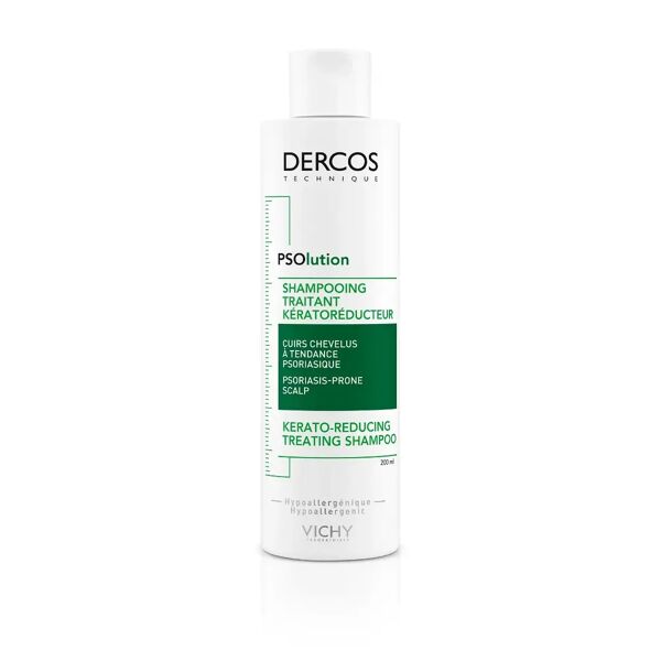 vichy dercos psolution shampoo trattamento cheratoriduttore 200 ml