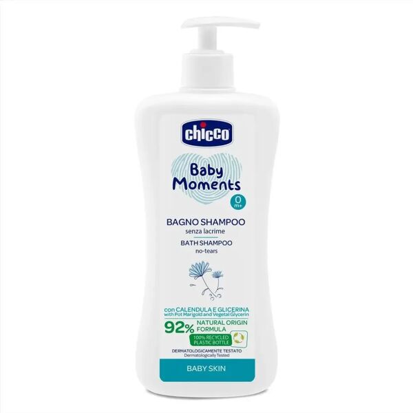 chicco baby moments bagno shampoo senza lacrime 500 ml