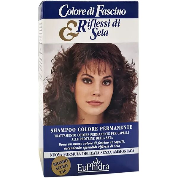 euphidra shampoo colore permanente tintura n°46 colore biondo scuro 120 ml