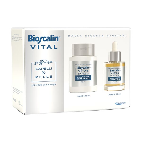 bioscalin vital sistema capelli & pelle maschera capelli + siero rinnovatore