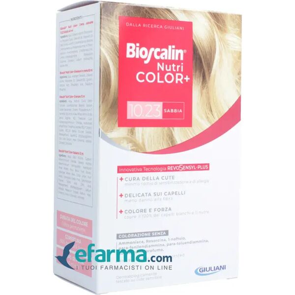 bioscalin nutri color plus 10.23 sabbia trattamento colorante