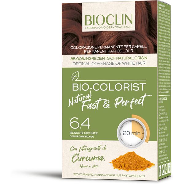 bioclin bio-colorist natural fast & perfect 6.4 biondo scuro ramato