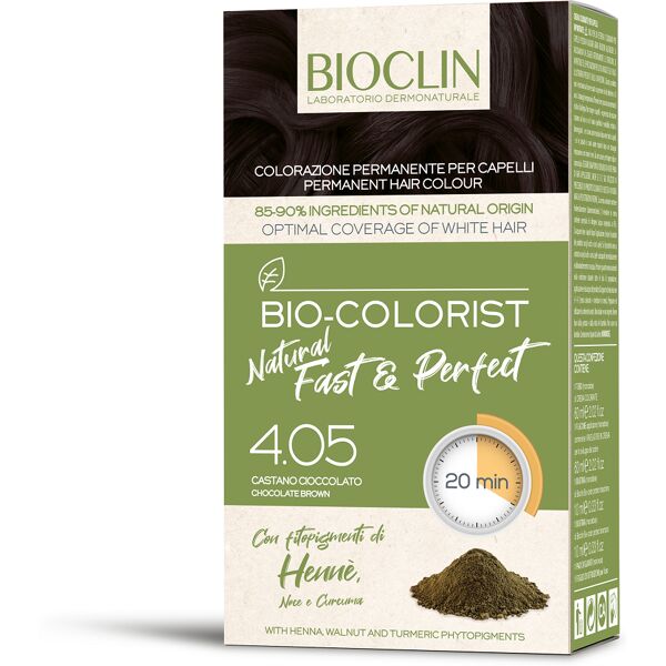 bioclin bio-colorist natural fast & perfect 4.05 castano cioccolato