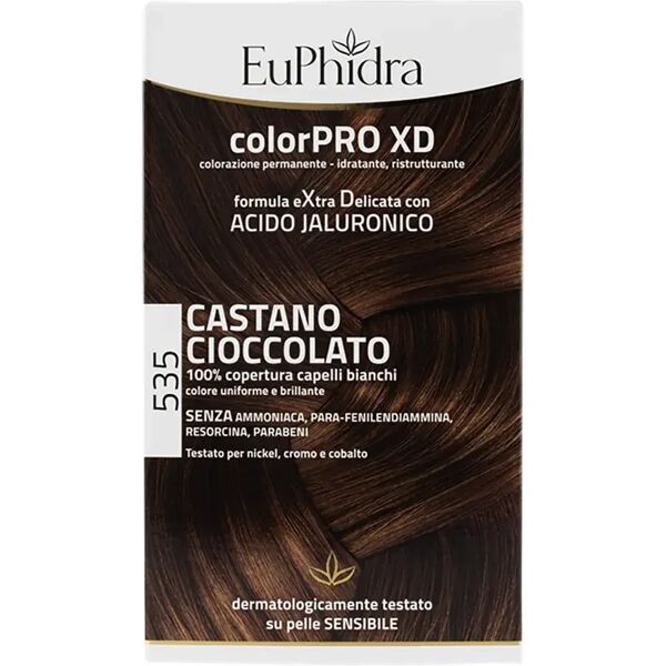 euphidra colorpro xd 535 castano cioccolato tintura extra delicata