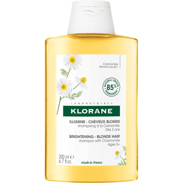 klorane shampoo alla camomilla riflessante capelli biondi 200 ml