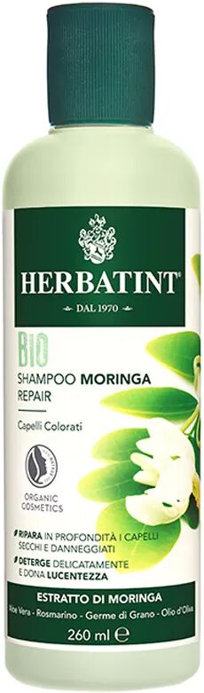 herbatint shampoo bio moringa repair capelli colorati 260 ml