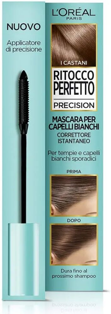 l'oréal paris ritocco perfetto precision mascara istantaneo per capelli castani 8 ml