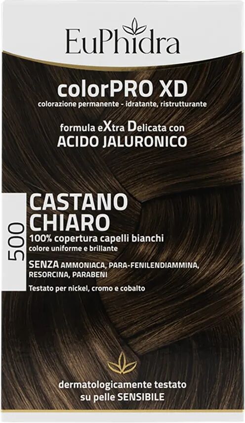 euphidra colorpro xd 500 castano chiarotintura capelli extra delicata