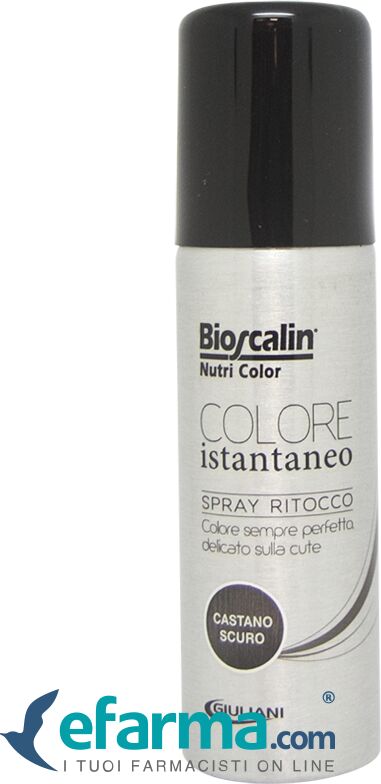 bioscalin nutri color colore istantaneo spray ritocco colore castano scuro 75 ml