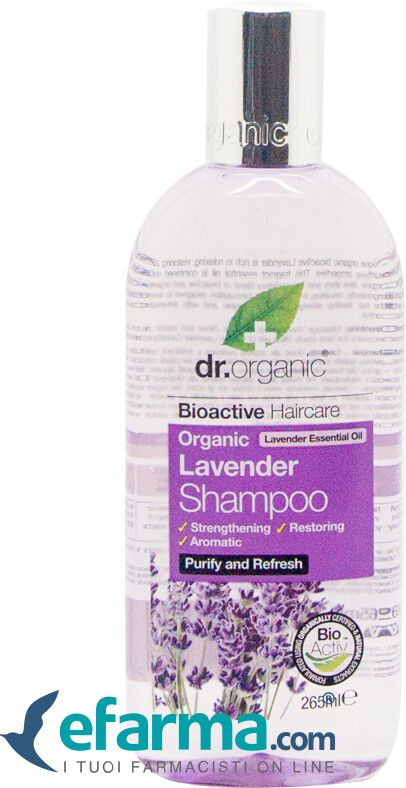 dr. organic lavanda shampoo riequilibrante 250 ml