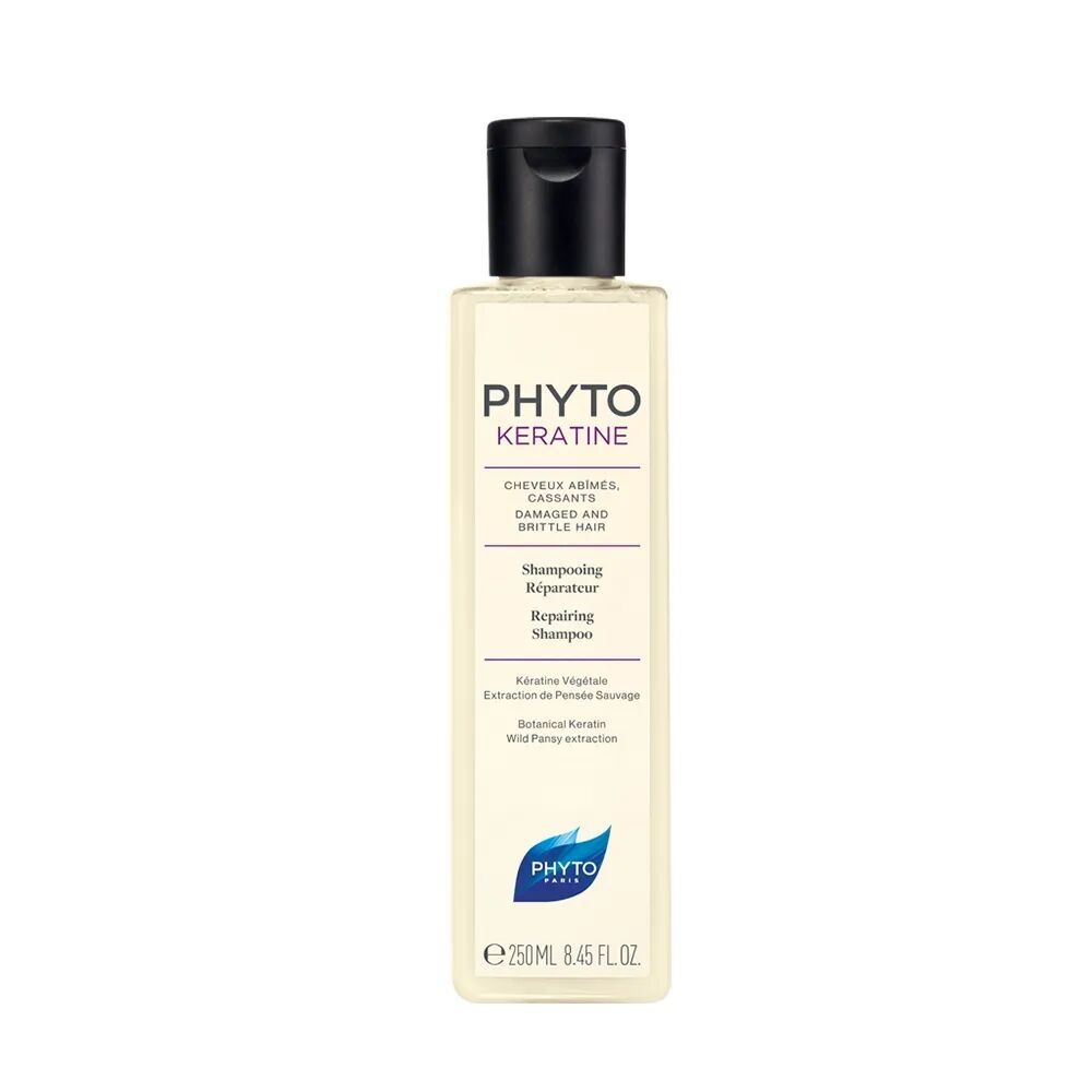 phyto paris phyto phytokératine shampoo riparatore per capelli rovinati 250 ml