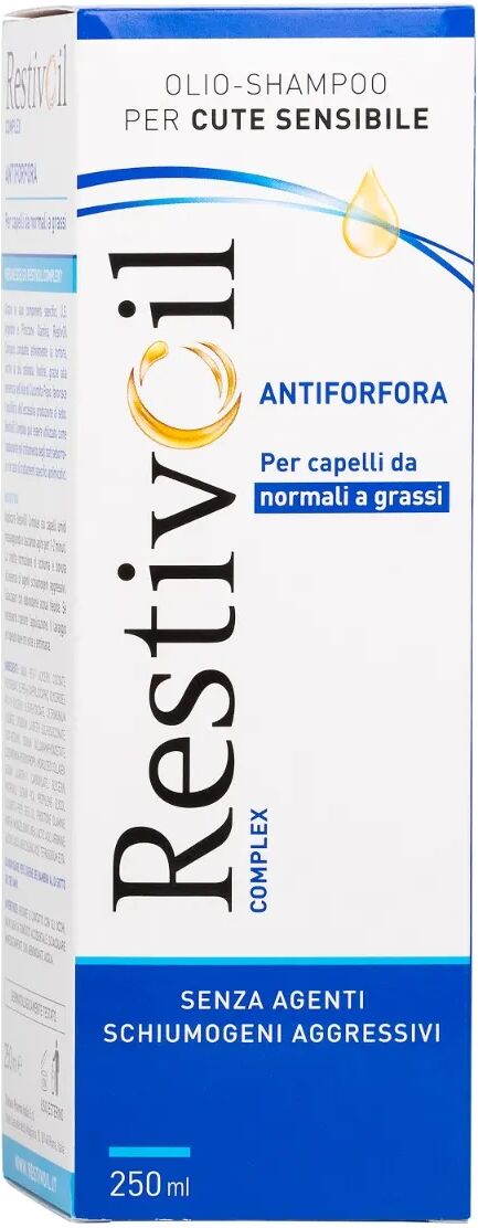 restiv-oil restivoil complex antiforfora olio shampoo capelli grassi 250 ml