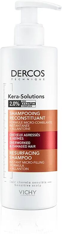 vichy dercos kera-solutions shampoo ristrutturante capelli secchi 250 ml