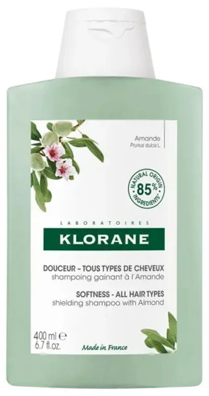 klorane latte di mandorla shampoo volumizzante capelli fini 400 ml