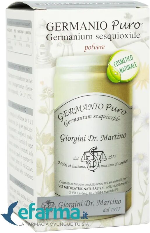 dottor giorgini dr. giorgini germanio puro polvere cosmetico naturale 100 g