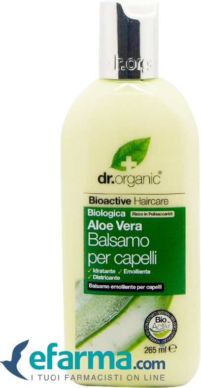 dr. organic aloe vera balsamo capelli lenitivo 265 ml