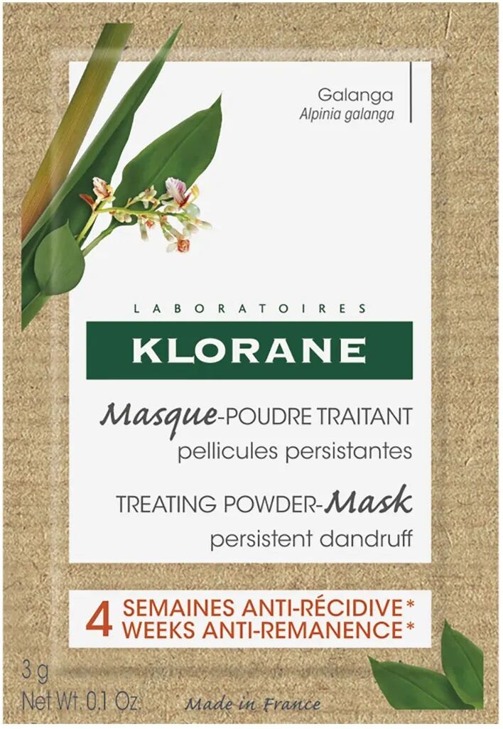 klorane maschera in polvere antiforfora galanga 24 g