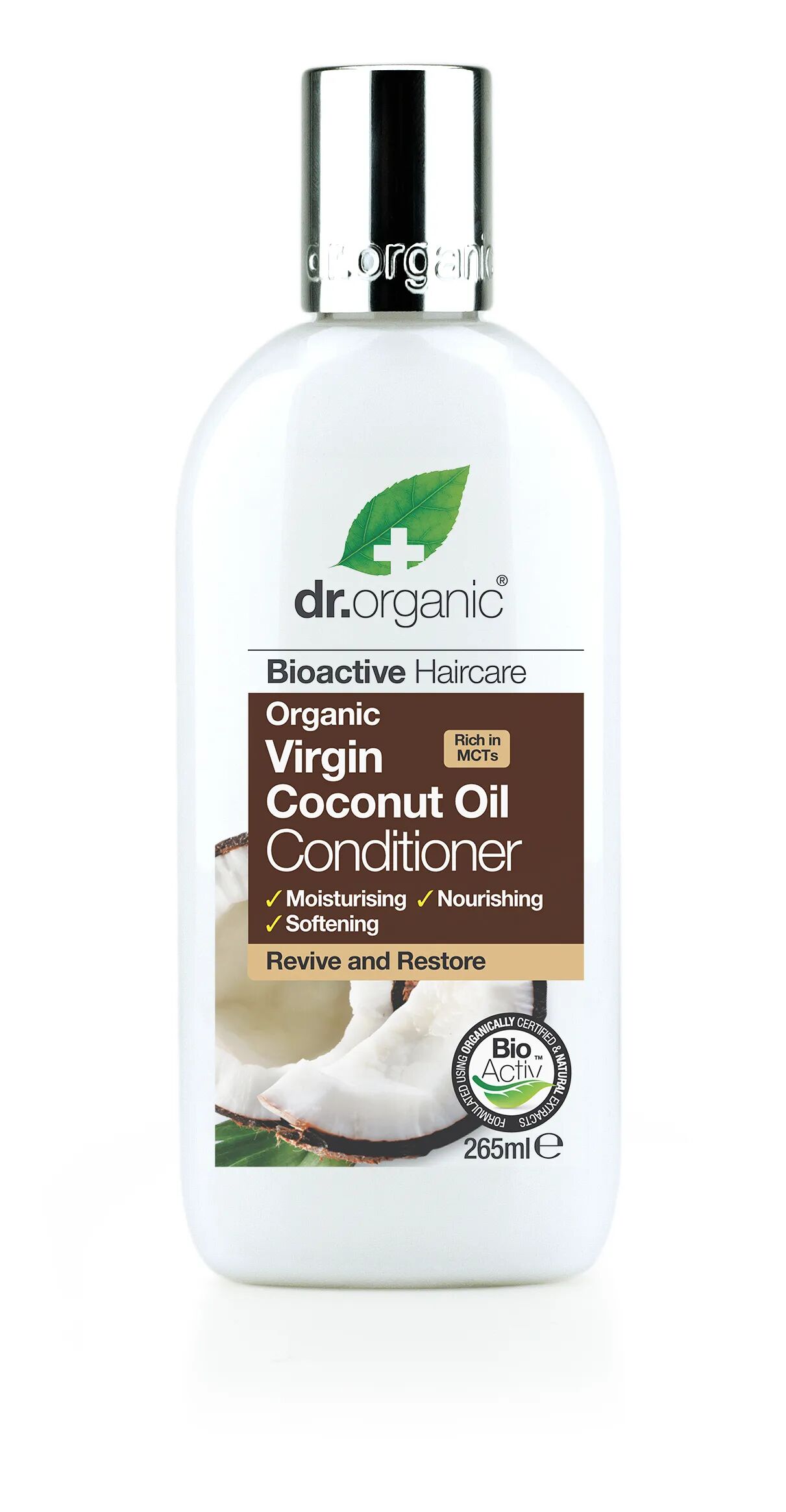 Dr. Organic Virgin Coconut Oil Conditioner Balsamo Ristrutturante Capelli 265 ml