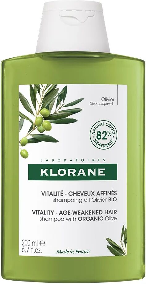 Klorane Shampoo All'Ulivo Bio Capelli Sfibrati 200 ml