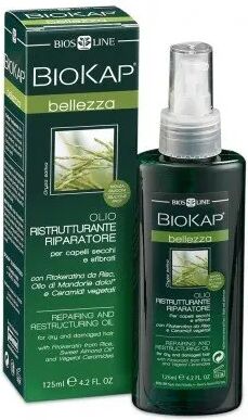 BIOKAP Olio Ristrutturante E Riparatore Capelli Secchi 125 ml