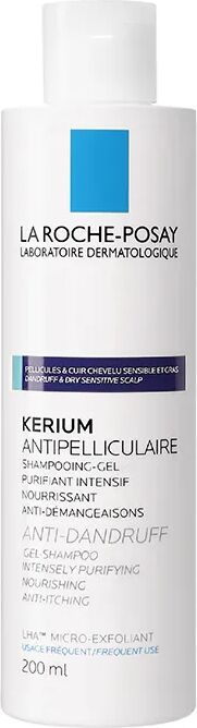 La Roche Posay Kerium Forfora Grassa Shampoo-Gel Antiforfora 200 ml