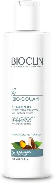 Bioclin Bio-Squam Shampoo Forfora Grassa e Cute Sensibile 200 ml