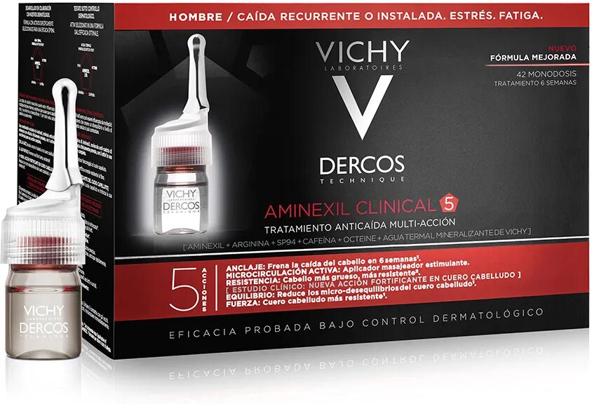 Vichy Dercos Aminexil Intensive 5 Trattamento Anticaduta Uomo 42 Fiale