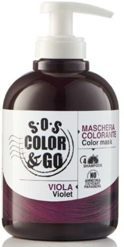 S.O.S. Color & Go S.O.S Color & Go Maschera Capelli Colorante Viola 300 ml