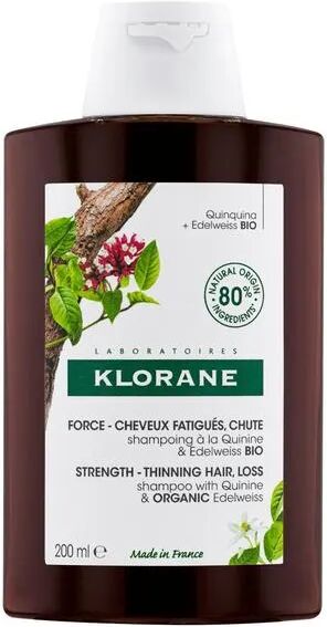 Klorane Chinina E Stella Alpina Shampoo Fortificante Anticaduta 200 ml