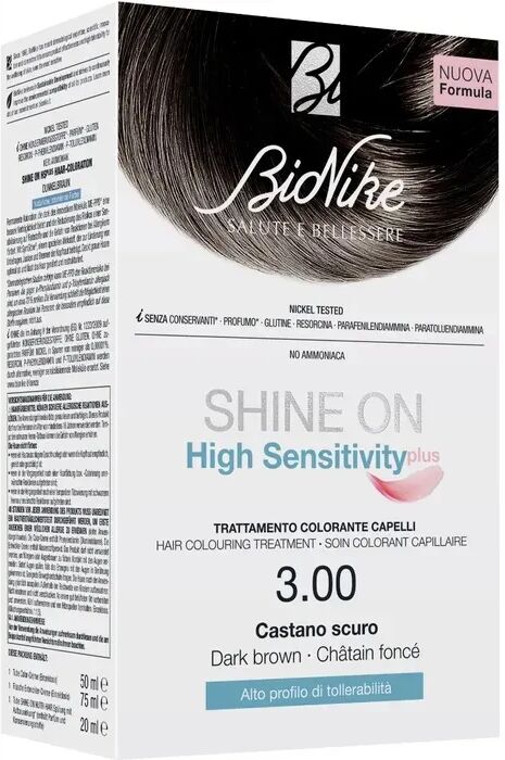 Bionike Shine On High Sensitivity Plus Tintura Per Capelli Castano Scuro 3.00