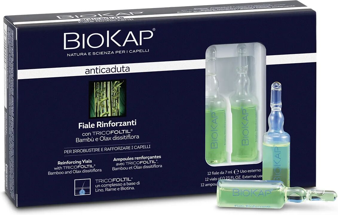 Bios Line Biokap Anticaduta Fiale Rinforzanti 12 Fiale da 7 ml