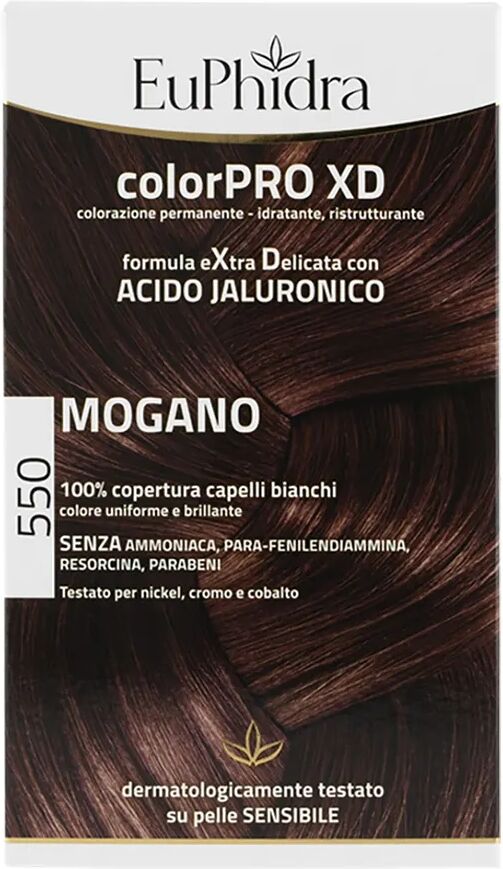 EuPhidra ColorPRO XD 550 Mogano Tintura Extra Delicata