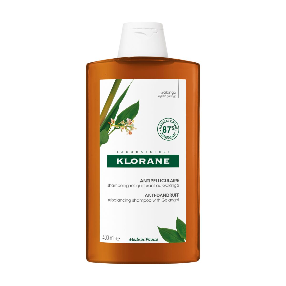 Klorane Shampoo Riequilibrante Antiforfora con Galanga 400ml