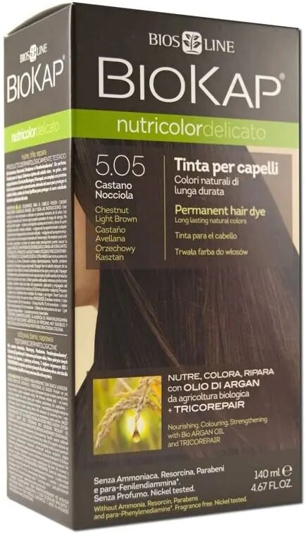 BIOKAP Nutricolor Delicato 5.05 Tinta Per Capelli Castano Nocciola