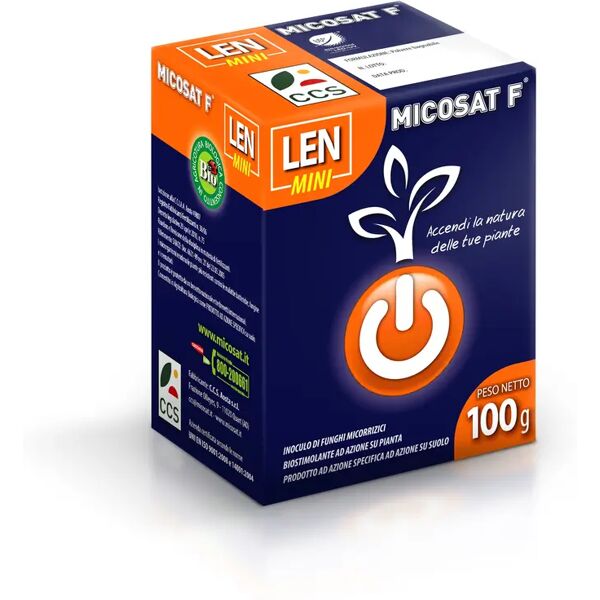 micosat f len mini fertilizzante microbico per piante 100 g