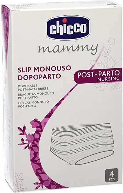 Chicco Slip Rete MonoUso Post Parto Taglia Unica 4 Pezzi