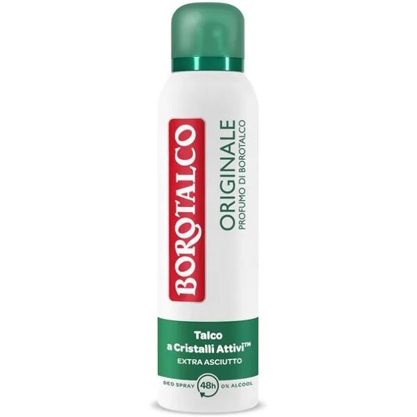 borotalco deodorante spray originale con talco a cristalli attivi 150 ml