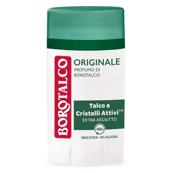 borotalco original deodorante stick con talco e cristalli attivi tripla protezione asciutta profumo di 40 ml