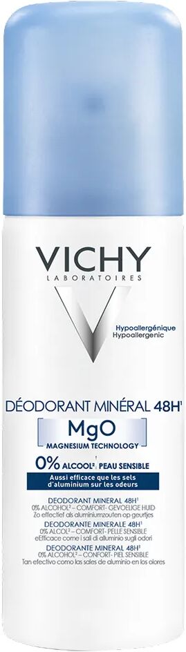 vichy deodorante mineral aerosol pelle sensibile o depilata 125 ml