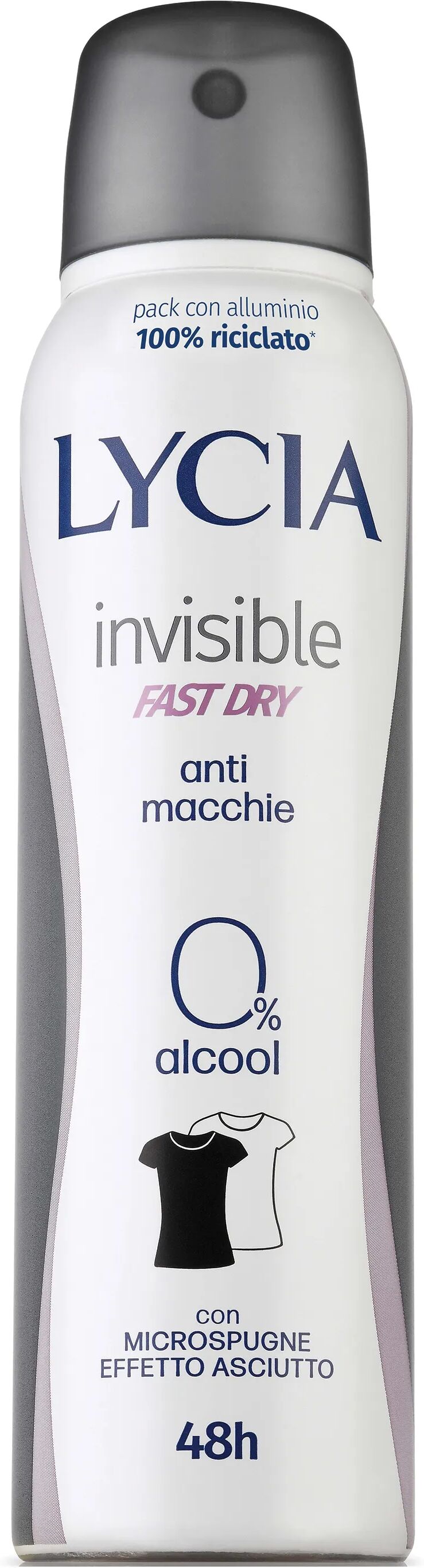 lycia invisible fast dry spray deodorante antiodore 150 ml